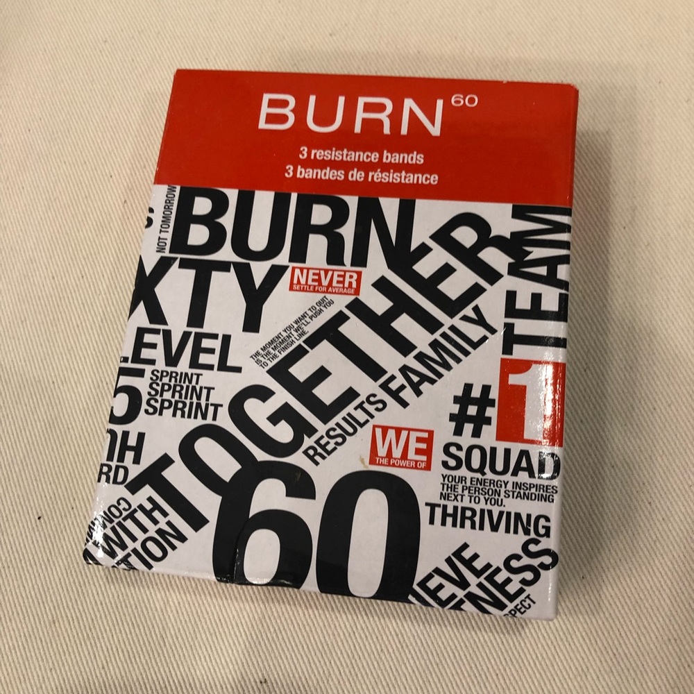 Burn 60 3 Resistance Bands